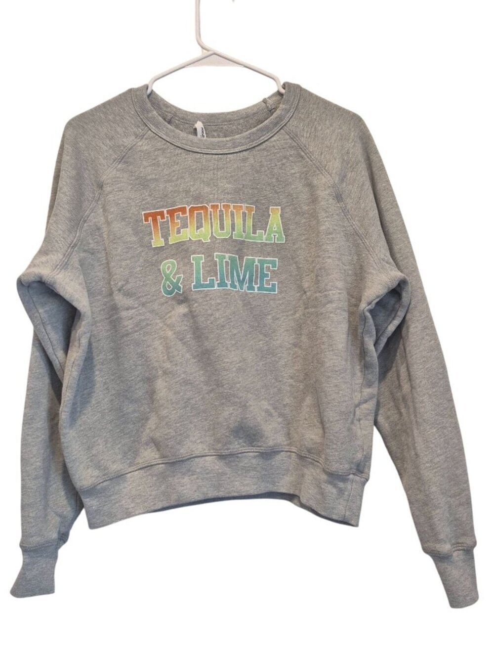 Project Social T Gray Sweatshirt Tequila & Lime Crewneck NEW XS